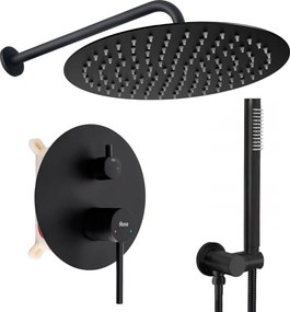 Душ система за вграждане Rea Foss Clif Black + BOX