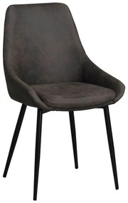 Тъмносиви трапезни столове в комплект от 2 бр. Sierra – Rowico