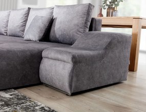 Ъглов диван Ginny-Gray Dark-Right
