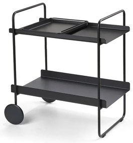 Метална маса за сервиране на колела 40,5x61 cm A-Cocktail - Zone