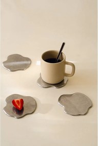 Метални подложки в комплект 4 бр. в сребрист цвят Plama – noo.ma