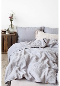 Светлосива ленена калъфка за възглавница , 70 x 90 cm - Linen Tales