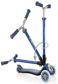 Globber  -  Тротинетка Elite Prime със светещи колела - Синя