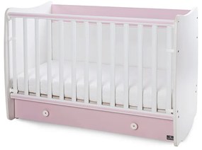 LORELLI Classic Легло-люлка 60/120 см. DREAM БЯЛО/ ORCHID PINK