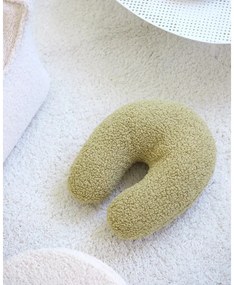 Зелена детска възглавница за диван от букле U – Wigiwama