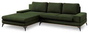 Светлозелен ъглов разтегателен диван , ляв ъгъл Planet - Windsor &amp; Co Sofas