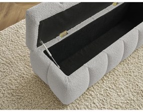 Светлосива пейка от букле Mont Blanc – Bobochic Paris