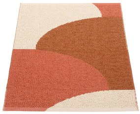 Килим за открито и закрито в тухлен цвят 70x90 cm Hill Brick Rust – Pappelina