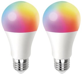 К-кт 2x LED Димируема крушка MESH Интелигентен A60 E27/12W/230V 2700-6500K - Aigostar