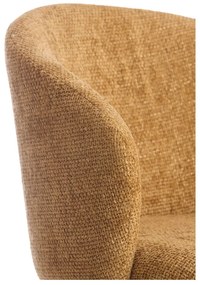 Метални трапезни столове в комплект 2 бр. в цвят жълта охра Radaja – Light &amp; Living