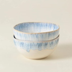 Керамична купа в светлосиньо-бяло ø 16 cm Brisa - Costa Nova