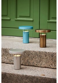 LED затъмняваща се настолна лампа бронзова (височина 20 cm) BringMe – Hübsch