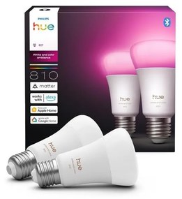 КОМПЛЕКТ 2x димируема LED крушка Philips Hue WACA E27/6W/230V 1000-20000K