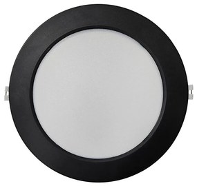 LED Лампа за окачен таван CIRCLE LED/18W/230V 4000K Ø 22 см черен