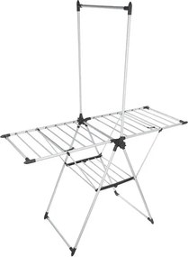 Сушилник за дрехи 5five Sinai с релса за ризи, Метал, 16 m