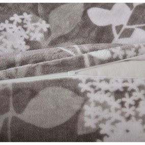 Сиво единично спално бельо от микроплюш 140x200 cm Sambuco – My House