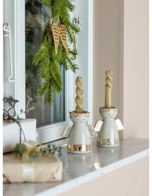 Свещници в комплект от за чаена свещ 2 бр. от каменна керамика Faella – Bloomingville