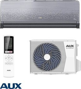 Инверторен климатик AUX C-PRO ASW-H12C5A4/FQAR3DI-D0, 12000 BTU, 26 м2, А+++, Wi-Fi, R-32, Сив