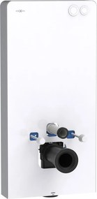 Mexen Tex Air G надземен пневматичен стелаж за WC, бяло стъкло - 61150A-20