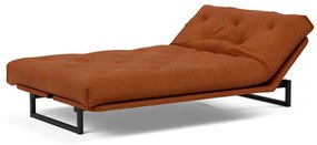 Оранжев сгъваем диван от рипсено кадифе 200 cm Fraction – Innovation