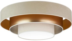 Duolla - LED Плафониера LUNETA LED/26W/230V Ø 60 см 4000K бежов/златист