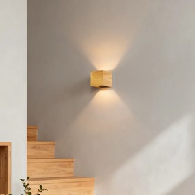 Ръстична стенна лампа дъбов - Transfer