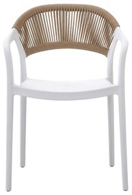 Кресло Ева HM6155.01 цвят бял-бежов