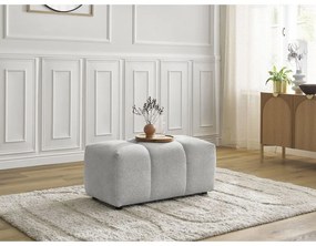 Светлосива шенилова табуретка Roxelane – Bobochic Paris