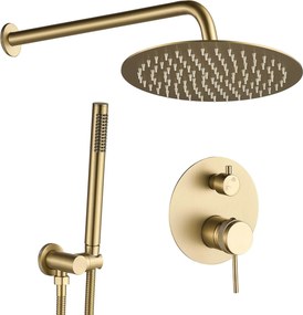 Душ система за вграждане Rea Lungo Grip Gold Brush