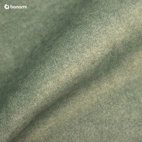 Зелено двойно тапицирано легло с включена подматрачна рамка 140x200 cm Tulsa – Ropez