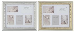 Рамка за снимки DKD Home Decor Luxury Сребрист Златен Традиционен (46,5 x 2 x 40 cm) (2 броя)