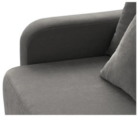 Сив разтегателен диван с място за съхранение 231 cm Elen – Micadoni