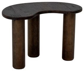 Тъмнокафява масичка за кафе от масивно каучуково дърво 36x53 cm Luppa – Bloomingville