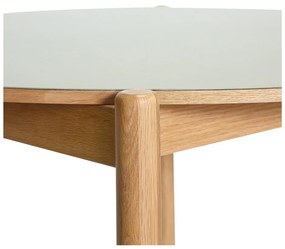 Кръгла трапезна маса от масивен дъб ø 115 cm Oblique – Hübsch