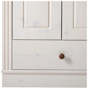 Бял гардероб от масивен бор 65x180 cm Anita – Støraa