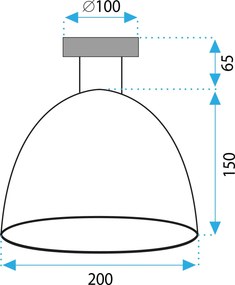 Плафон APP1303-1C Black