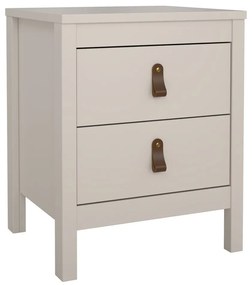 Сиво-бежово нощно шкафче Madrid – Tvilum