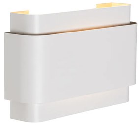 Индустриален стенен аплик бял 2-светлина - Coen