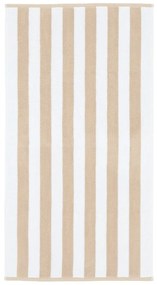 Бежово-бяла памучна кърпа 50x85 cm - Bianca