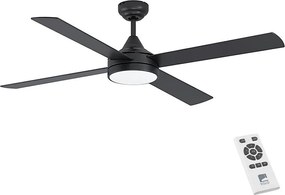 Eglo 35085 - LED Димируем таванен вентилатор TRINIDAD LED/20W/230V черен + дистанционно