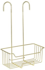 Висящ рафт за баня от неръждаема стомана златен Milo – Wenko