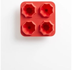 Червена силиконова форма за печене Fortune Pyramids - Lékué