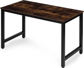 Компютърно бюро 120 x 60 cm - бюро за офис и студентска стая tmavá hnedá