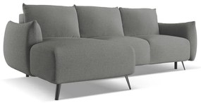 Светлосив ъглов диван (ляв ъгъл) Malie – Makamii