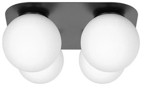 Плафон БЕРЛИН, черен/бял, 4xE27