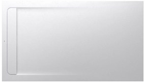 Свръхплоско душ корито, AP6016403E801100, Roca, от STONEX, бял, 160х100х3.1см