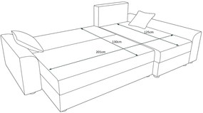 Ъглов диван Jason-Mauro-kokkino