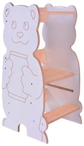 Обучителна кула BEAR бяла/клен