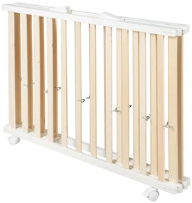 Кошара за игра в бял и естествен цвят 100x75 cm - Roba