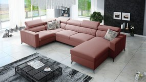 Ъглов диван Baltico V Mini-Right-Roz